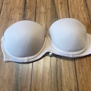 PINK VS Nude Everywhere Strapless Push-Up Bra 32B